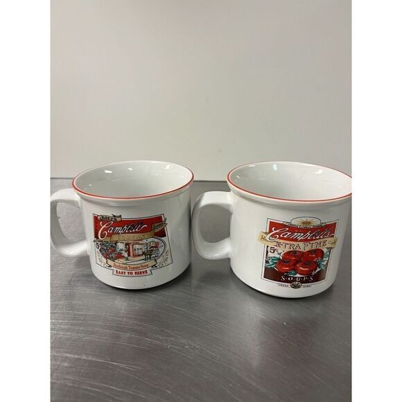 Campbell's Soup 2004 Heritage Collection Mugs, 2 Collectors Mugs - Picture 5 of 6